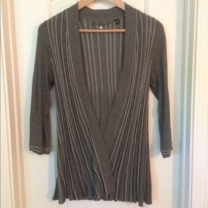 Anthropologie platinum gray cardigan. Size small.